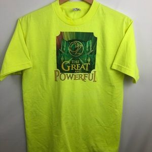 OZ Great & Powerful wizard Disney T-shirt neon